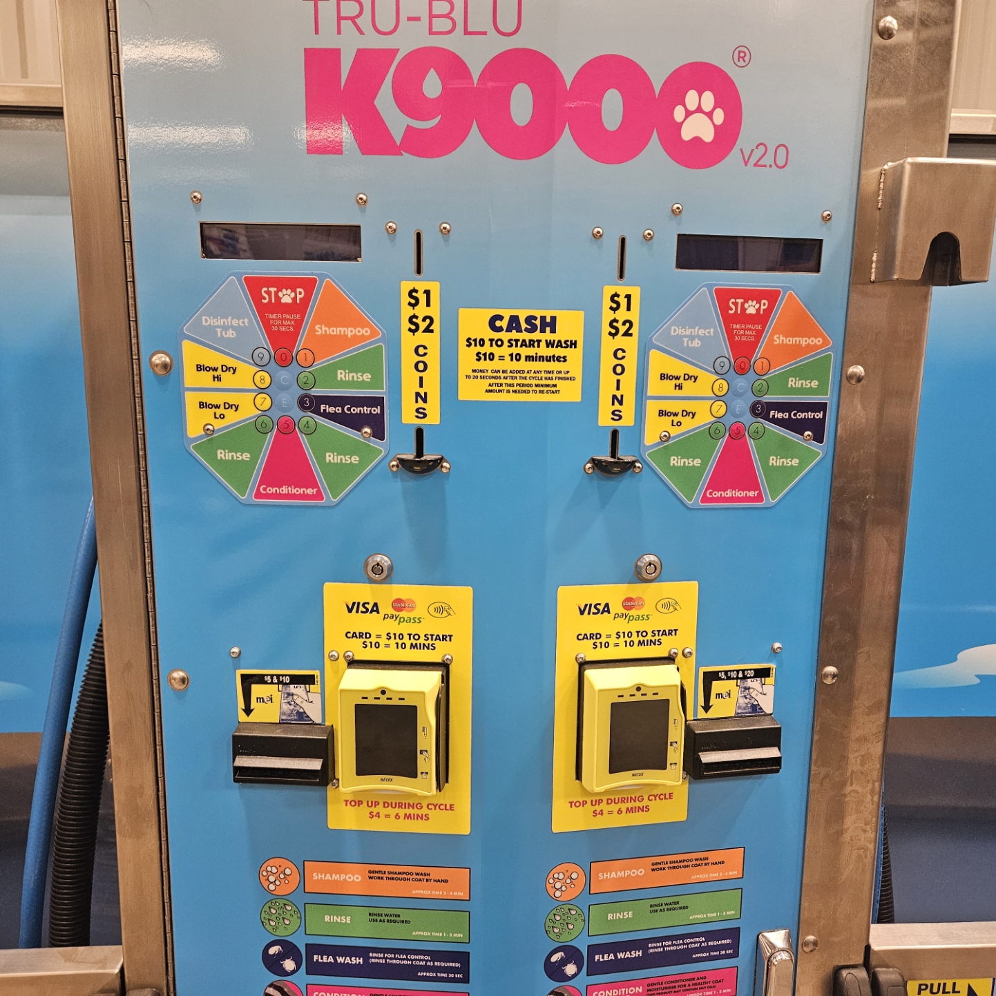 K9000 Double-Sided Dog Wash Station